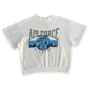 𝅺vintage Thrashed Air Force Academy Sweatshirt